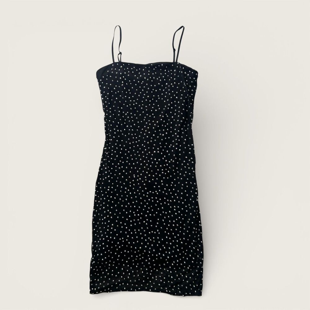 Emerald Sundae Black Rhinestone Party Club Dress Women’s XS New with Tags NWT